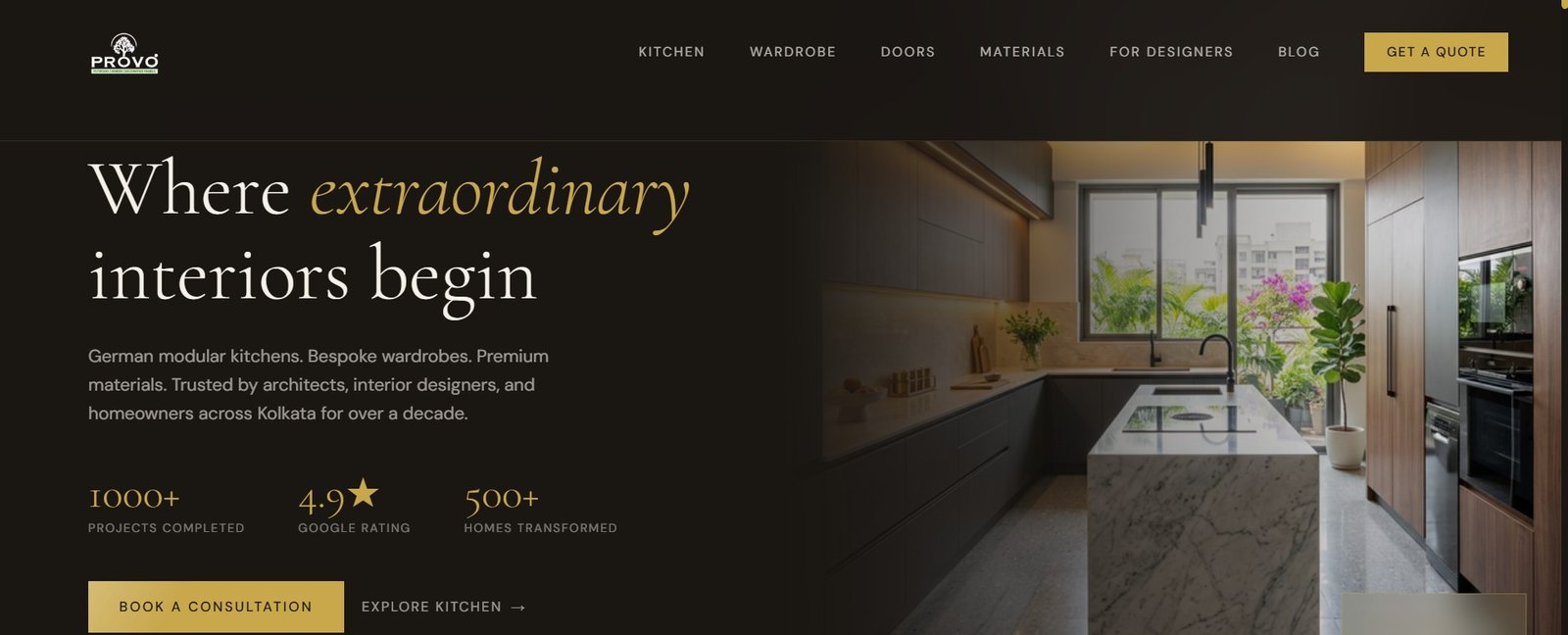 Provo homepage
